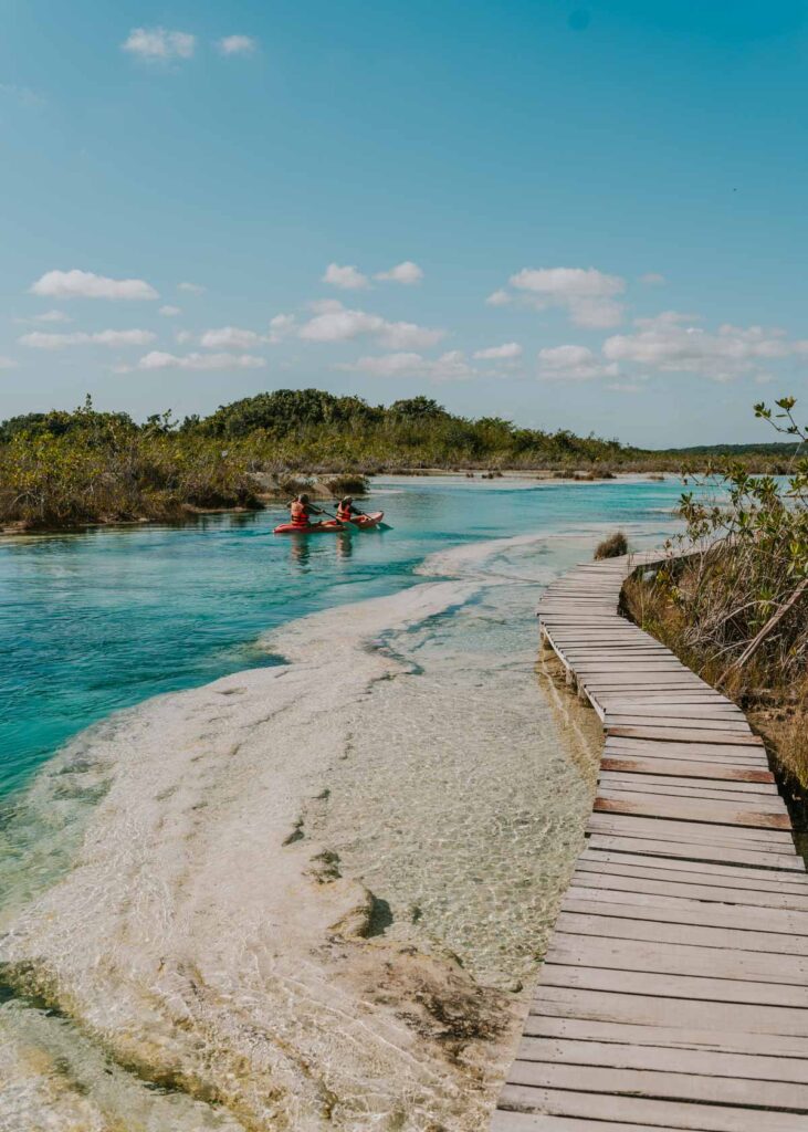 Los Rapidos, a must visit place with 5 days in Bacalar Mexico