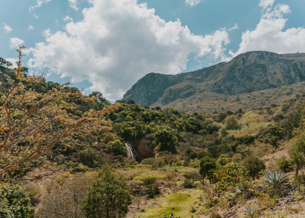 Waterfalls in rural Oaxaca, part of this Oaxaca itinerary